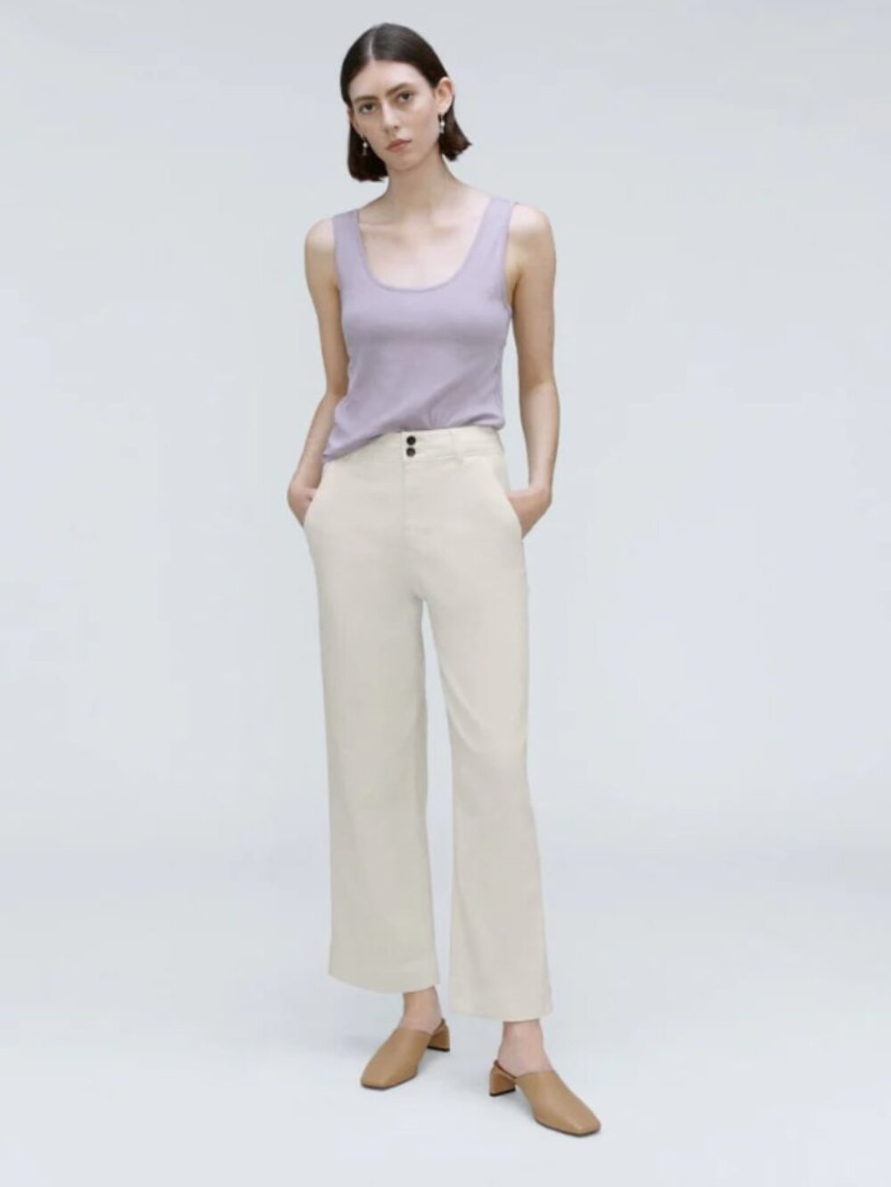 NWT Everlane The Organic Wide-Leg Pant